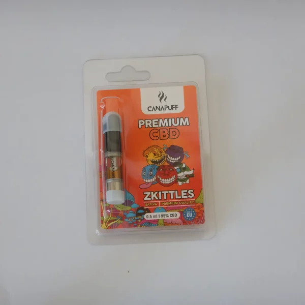 Cartouche CBD 95% Zkittles Canapuff – 0,5 ml