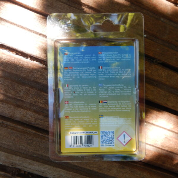 cbd recovery dos Cartouche CBD 95% Recovery Canapuff – 0,5 ml