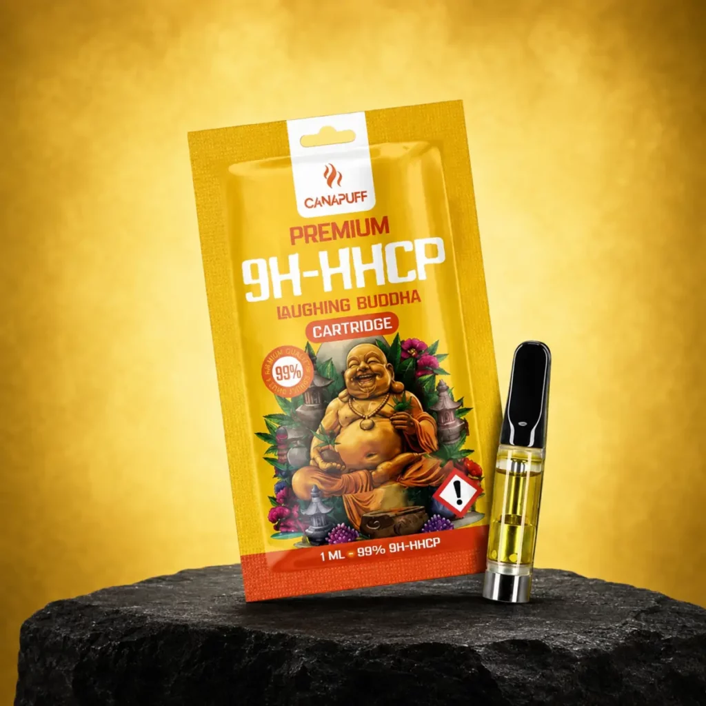 Cartouche Laughing Buddha 9H‑HHCP Canapuff – 1 ml