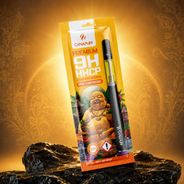 laughing-buddha-cannabidule Pen + Cartouche Laughing Buddha 9H‑HHCP Canapuff –1 ml